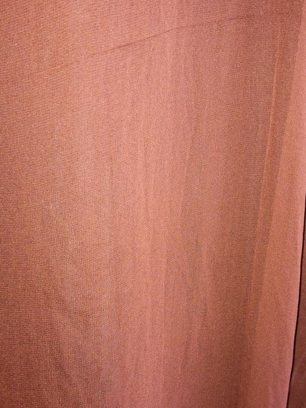 Front Shawl Cardigan - Rust Sheer - Picture 3 of 4